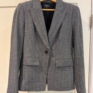 T Tahari Blazer -- medium - black/white  (matching pants are available for sale)